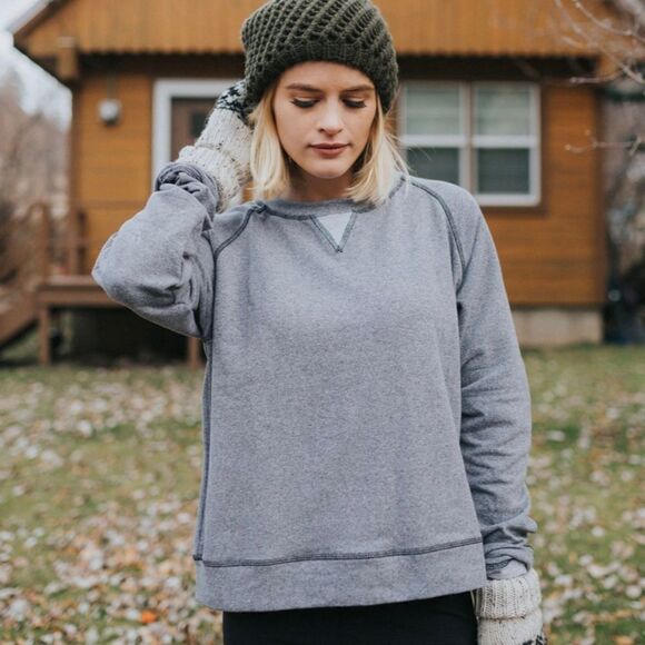 Albion Tops - 🖤Albion Fit Grey Black Pullover Sweatshirt XS